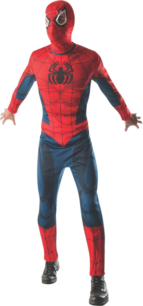Adult Costume - Spiderman, Classic-STD