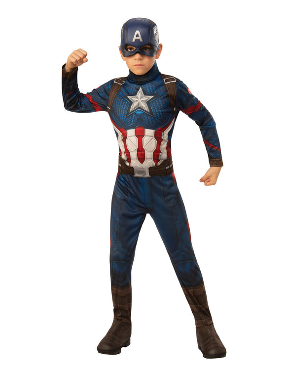 CAPTAIN AMERICA CLASSIC COSTUME  SIZE 3-5