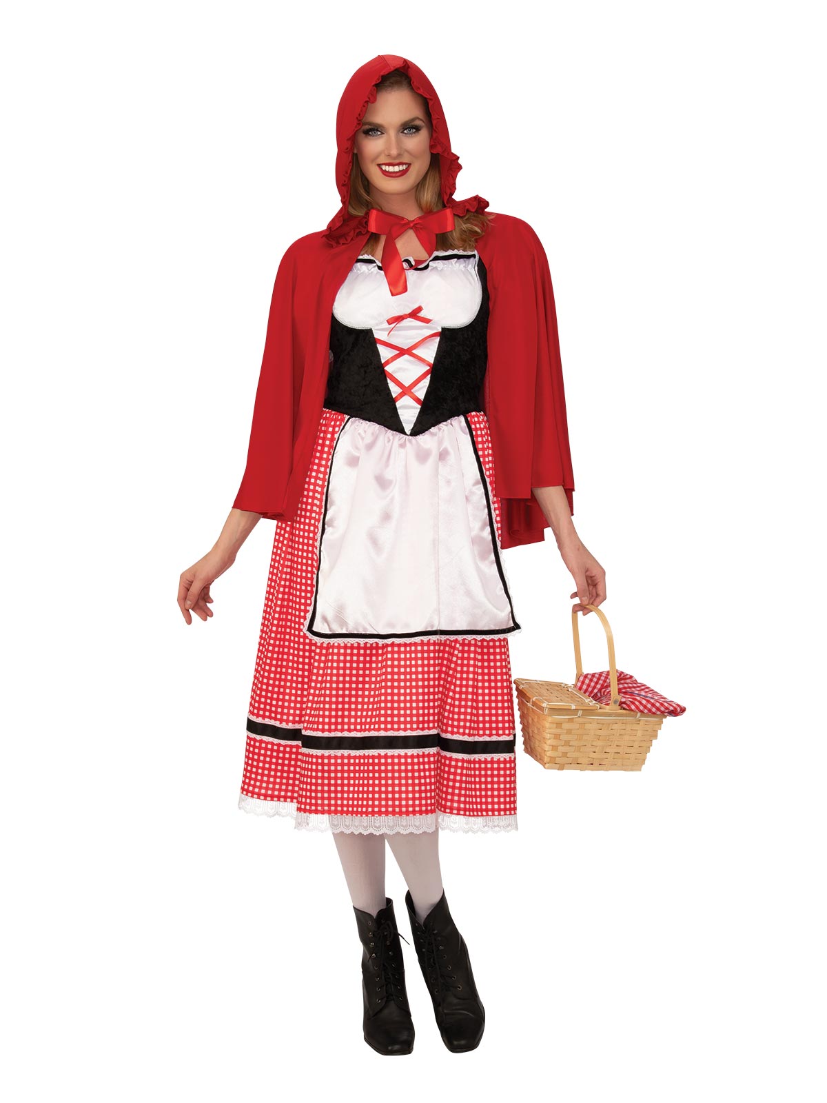 LITTLE RED RIDING HOOD LADIES COSTUME - SIZE S