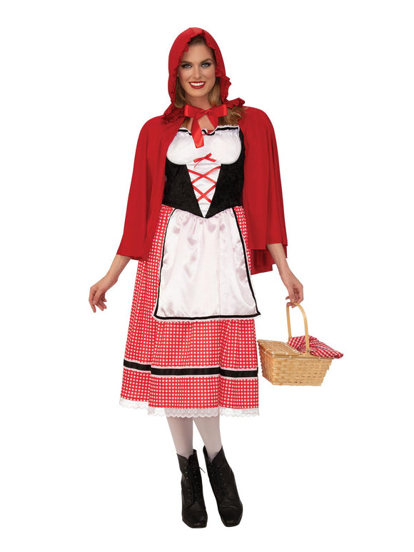 LITTLE RED RIDING HOOD LADIES COSTUME - SIZE M