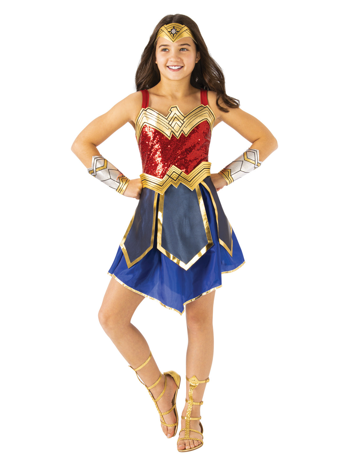 WONDER WOMAN 1984 DELUXE COSTUME  SIZE 6-8