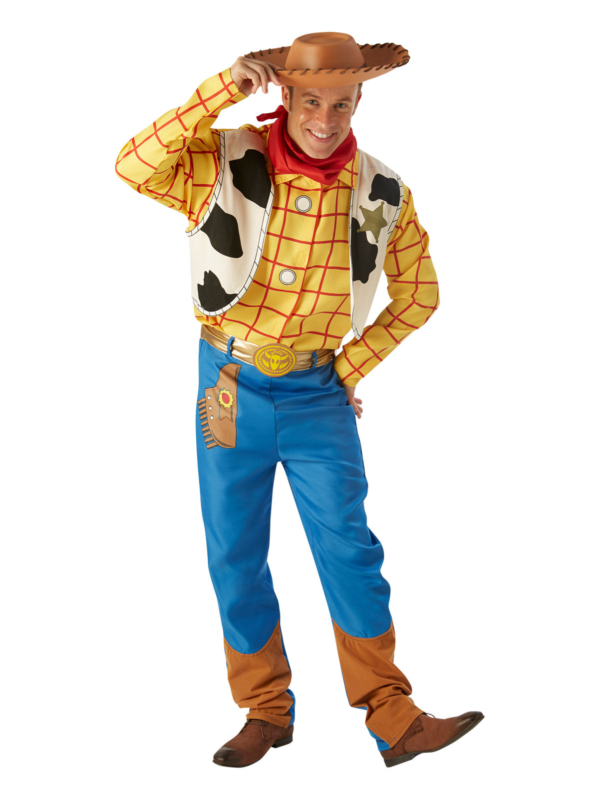 WOODY DELUXE ADULT COSTUME - SIZE STD