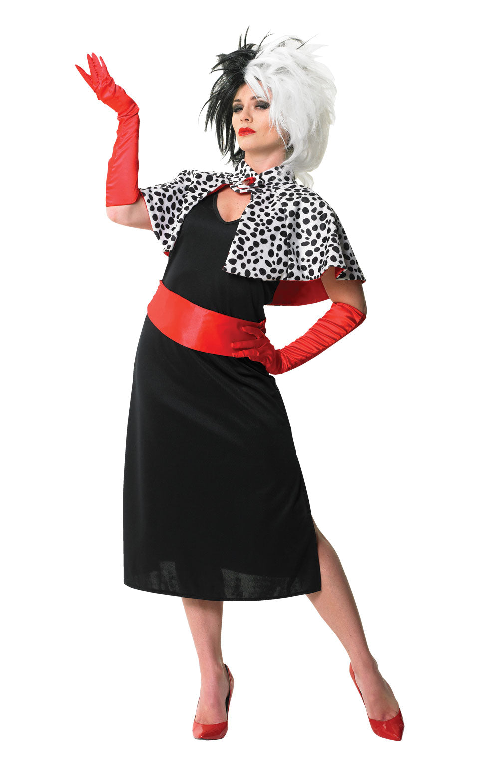 CRUELLA DE VIL DELUXE COSTUME - SIZE L