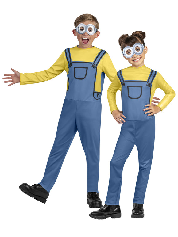 MINIONS UNISEX OPP COSTUME  SIZE 6-8 YRS