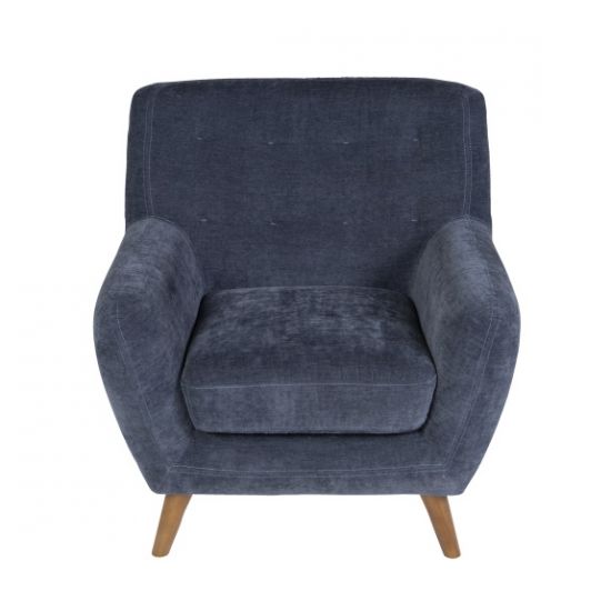Anthony Accent Armchair - Amber Navy