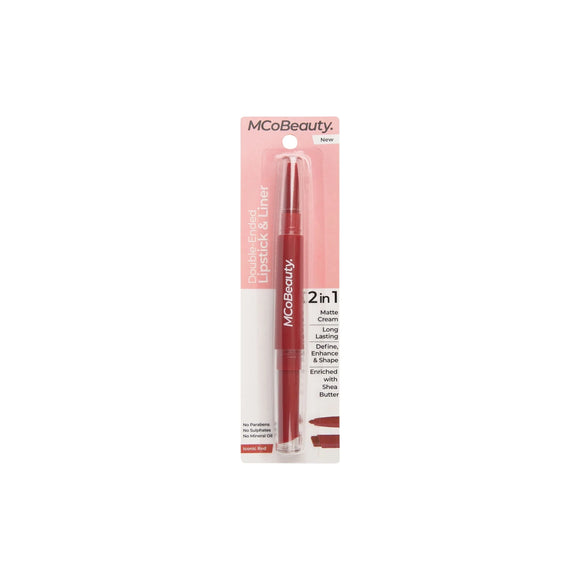 MCoBeauty Double-Ended Lipstick Iconic Red