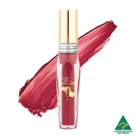 Silk Oil Of Morocco Argan Vegan Matte Liquid Lipstick 6g Color Berry Kiss