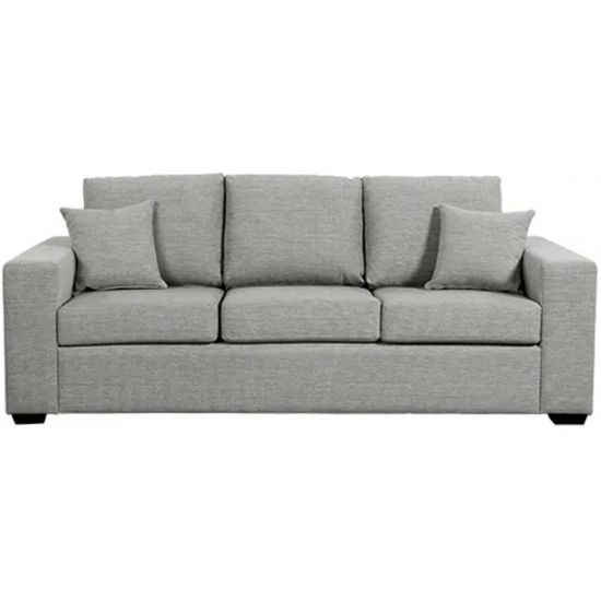 Zena 3 Seater Fabric Sofa - Pewter